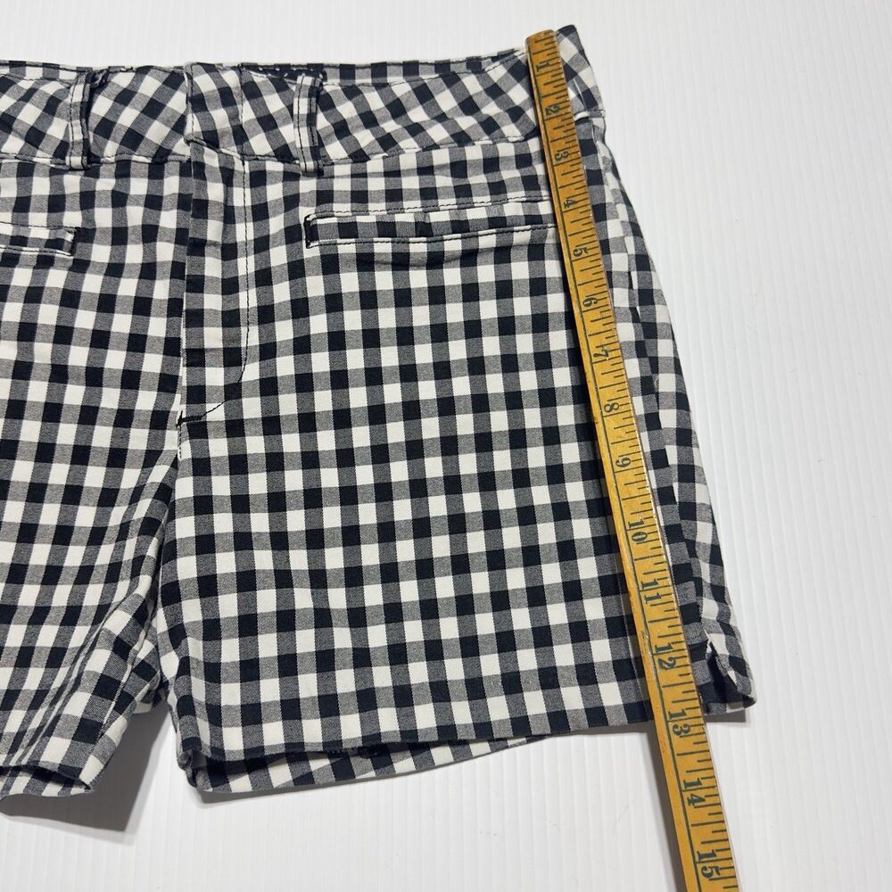 Anthropologie Women’s Size 27 Picnic Gingham Shorts Black / White Preppy - Picture 11 of 11
